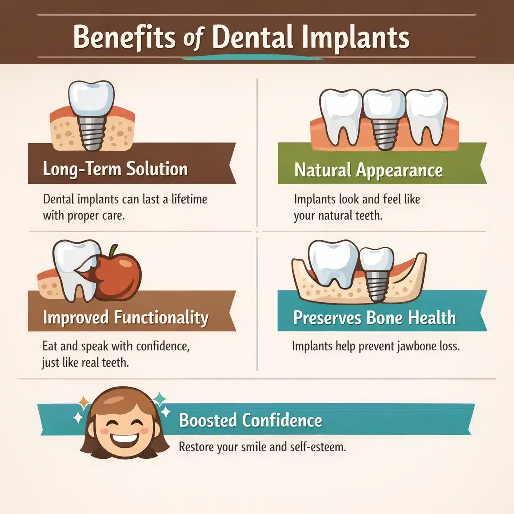 benefits of dental implants